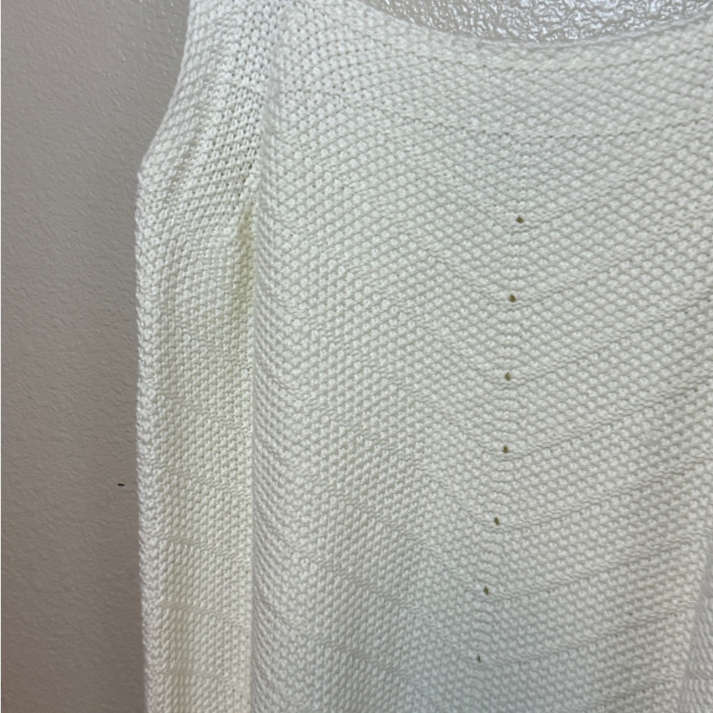 FRNCH Cream Textured Tank Top - Picture 2 of 8